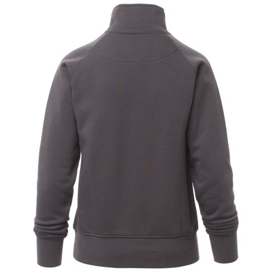 BLUZA NA ZAMEK KRÓTKI MIAMI+LADY - ANTRACYTOWY