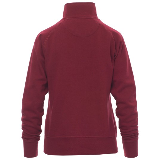 BLUZA NA ZAMEK KRÓTKI MIAMI+LADY - BORDOWY