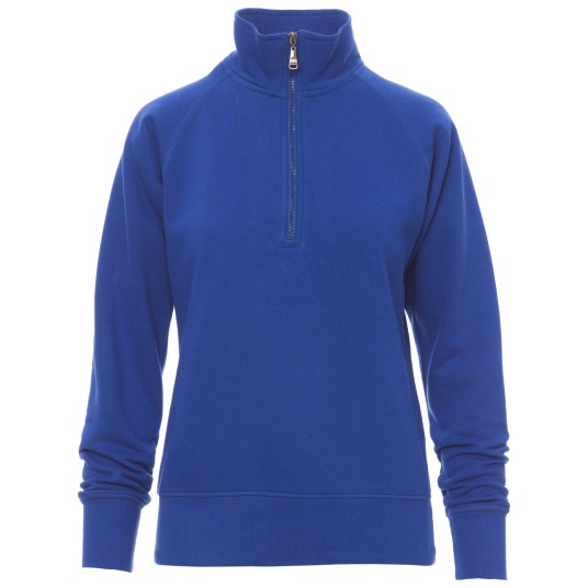 BLUZA NA ZAMEK KRÓTKI MIAMI+LADY - KRÓLEWSKI NIEBIESKI