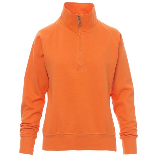 BLUZA NA ZAMEK KRÓTKI MIAMI+LADY - POMARAŃCZOWY