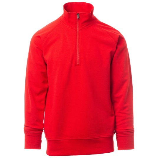 BLUZA NA ZAMEK KRÓTKI MIAMI+ SUMMER - CZERWONY