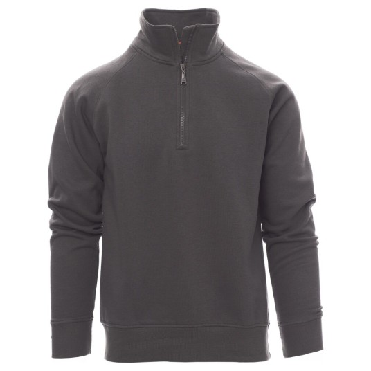 BLUZA NA ZAMEK KRÓTKI MIAMI+ SUMMER - ZADYMIONY