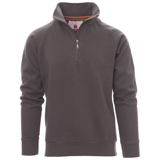 BLUZA NA ZAMEK KRÓTKI MIAMI+ - ZADYMIONY