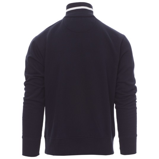 BLUZA NA ZAMEK KRÓTKI RIO - GRANATOWY-BIAŁY