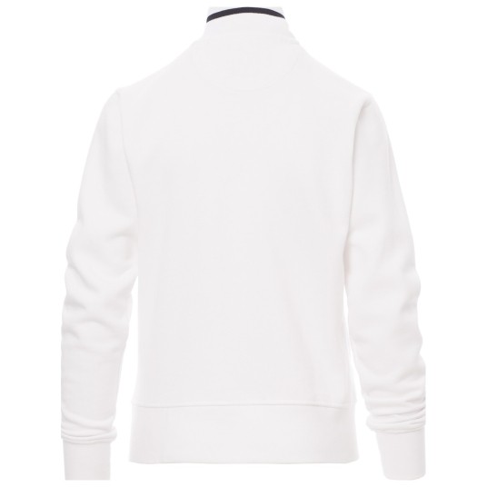 BLUZA NA ZAMEK MELBOURNE - BIAŁY-GRANATOWY