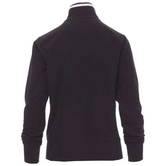 BLUZA NA ZAMEK MELBOURNE - CZARNY-BIAŁY