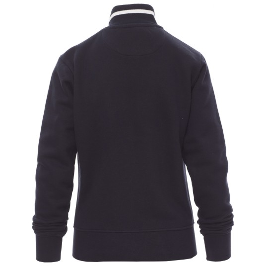 BLUZA NA ZAMEK MELBOURNE - GRANATOWY-BIAŁY