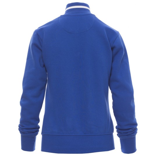 BLUZA NA ZAMEK MELBOURNE - KRÓLEWSKI NIEBIESKI-BIAŁY