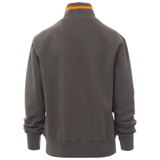 BLUZA NA ZAMEK MELBOURNE - ZADYMIONY-POMARAŃCZOWY