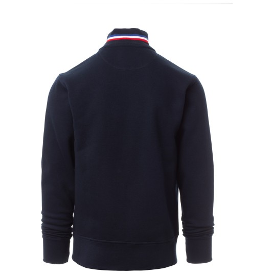 BLUZA NA ZAMEK NAZIONALE - GRANATOWY-FRANCJA