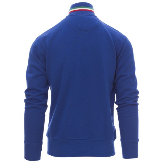 BLUZA NA ZAMEK NAZIONALE - KRÓLEWSKI NIEBIESKI-WŁOCHY