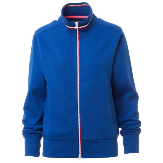 BLUZA NA ZAMEK NAZIONALE LADY - BLU ROYAL-FRANCIA