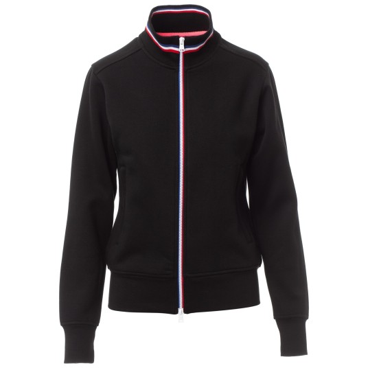 BLUZA NA ZAMEK NAZIONALE LADY - CZARNY-FRANCJA