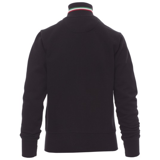 BLUZA NA ZAMEK NAZIONALE LADY - CZARNY-WŁOCHY