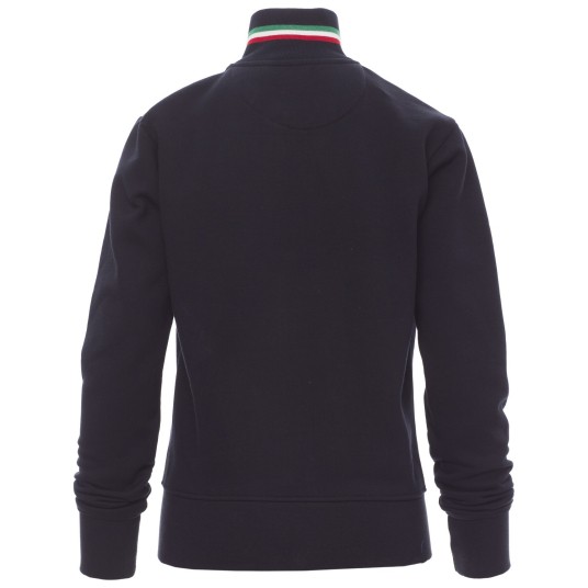 BLUZA NA ZAMEK NAZIONALE LADY - GRANATOWY-WŁOCHY