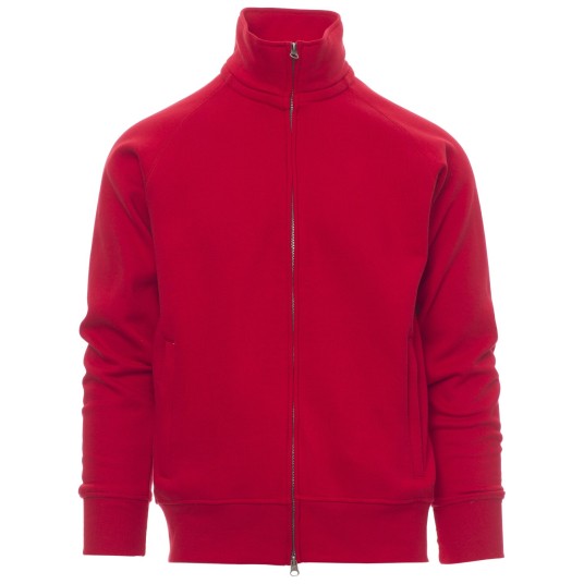 BLUZA NA ZAMEK PANAMA+ - CZERWONY