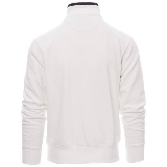 BLUZA NA ZAMEK SYDNEY - BIAŁY-GRANATOWY