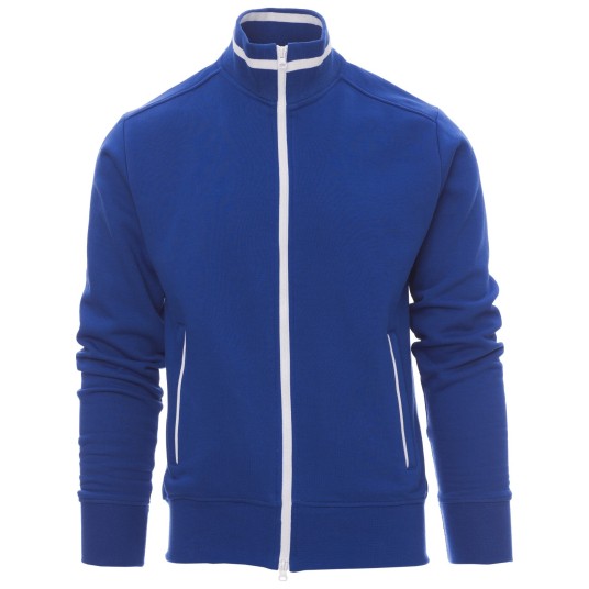 BLUZA NA ZAMEK SYDNEY - KRÓLEWSKI NIEBIESKI-BIAŁY