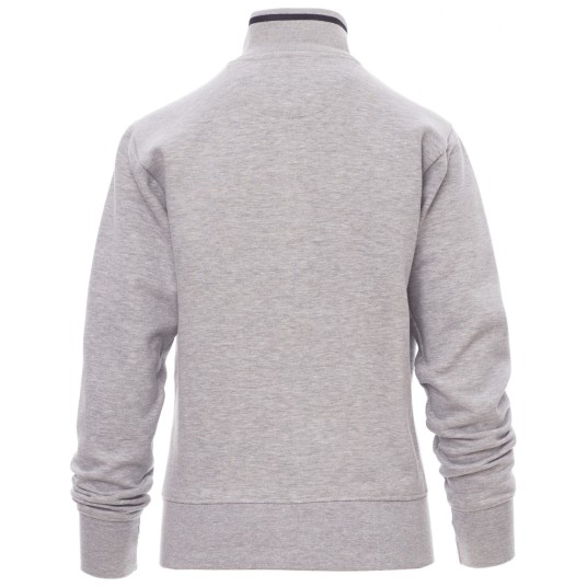 BLUZA NA ZAMEK SYDNEY MELANGE - SZARY MELANŻ-GRANATOWY