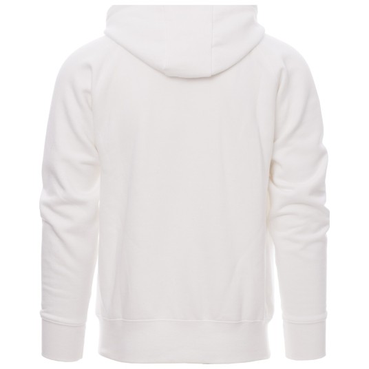 BLUZA NA ZAMEK Z KAPTUREM DALLAS+ - BIAŁY