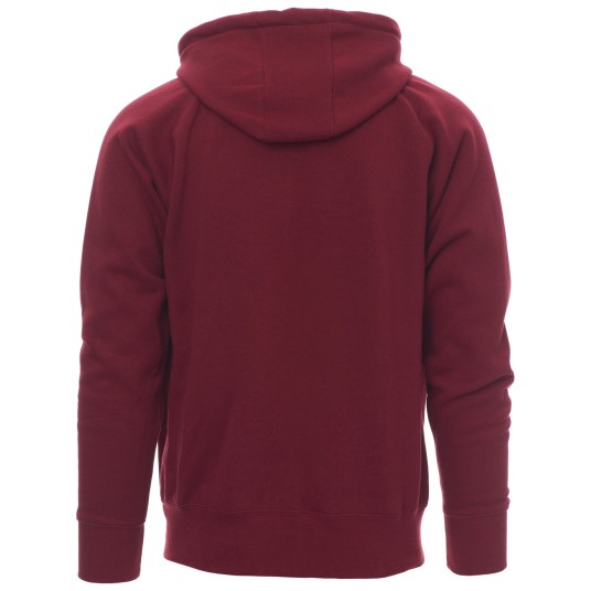 BLUZA NA ZAMEK Z KAPTUREM DALLAS+ - BORDOWY