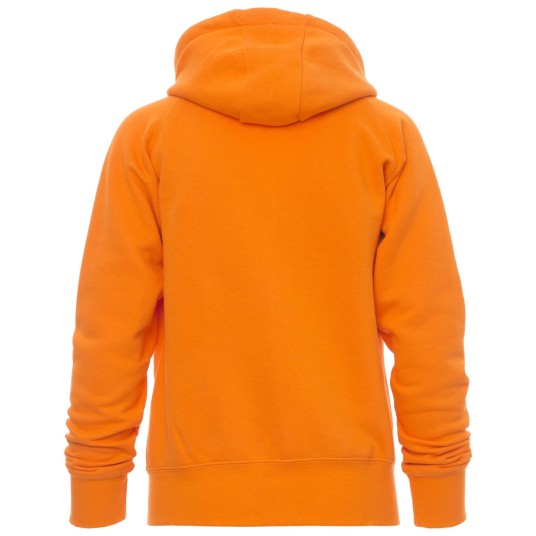 BLUZA NA ZAMEK Z KAPTUREM DALLAS+LADY - POMARAŃCZOWY