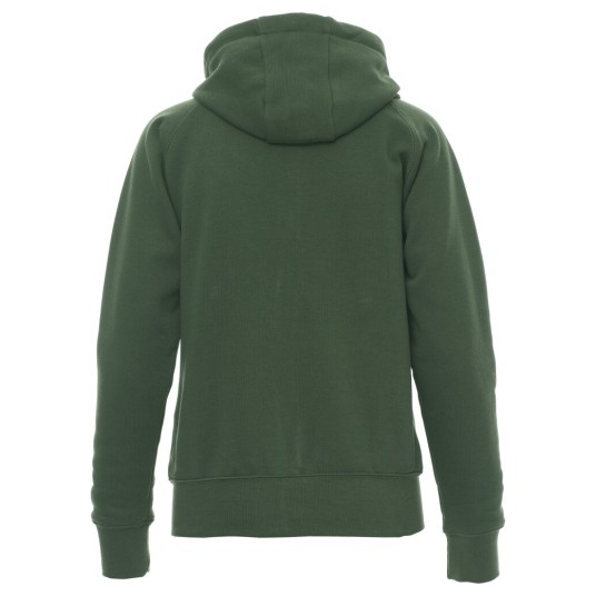 BLUZA NA ZAMEK Z KAPTUREM DALLAS+LADY - ZIELONY