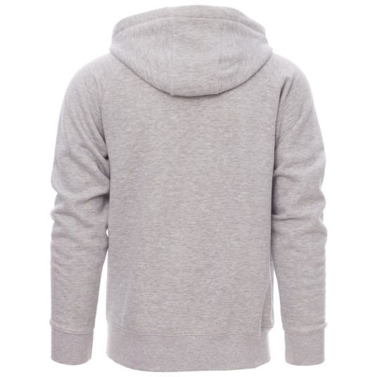 BLUZA NA ZAMEK Z KAPTUREM DALLAS+ MELANGE - SZARY MELANŻ