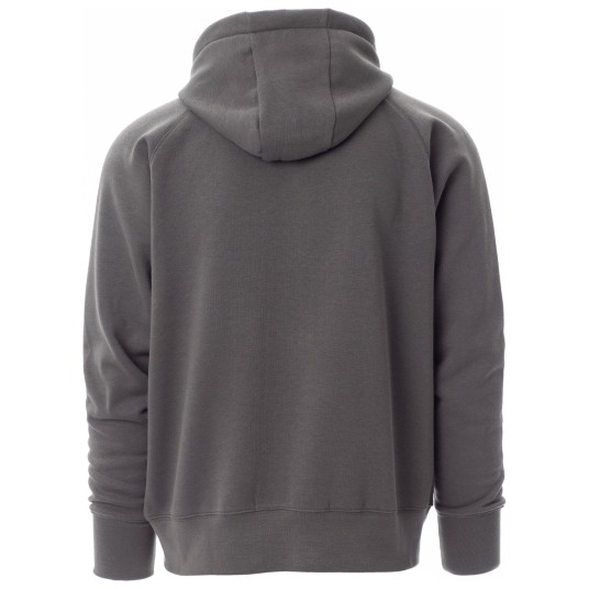 BLUZA NA ZAMEK Z KAPTUREM DALLAS+ - ZADYMIONY