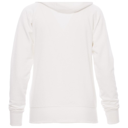 BLUZA NA ZAMEK Z KAPTUREM HAWAII+LADY - BIAŁY