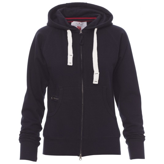 BLUZA NA ZAMEK Z KAPTUREM HAWAII+LADY - GRANATOWY