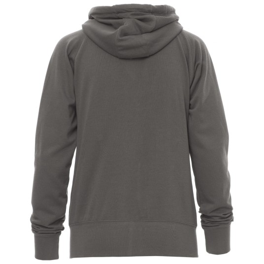 BLUZA NA ZAMEK Z KAPTUREM HAWAII+LADY - ZADYMIONY