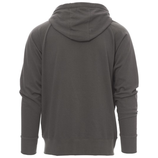 BLUZA NA ZAMEK Z KAPTUREM HAWAII+ - ZADYMIONY