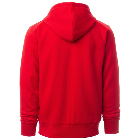 BLUZA NA ZAMEK Z KAPTUREM PONTIAC - CZERWONY
