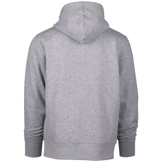 BLUZA NA ZAMEK Z KAPTUREM PONTIAC - SZARY MELANŻ