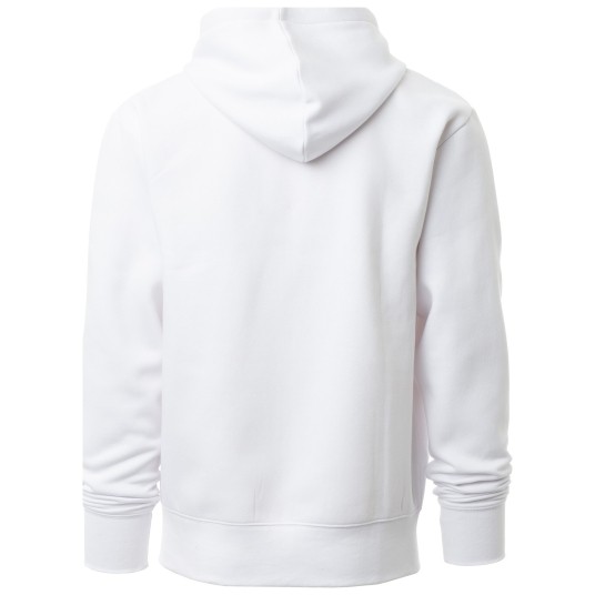 BLUZA NA ZAMEK Z KAPTUREM PORTLAND - BIAŁY