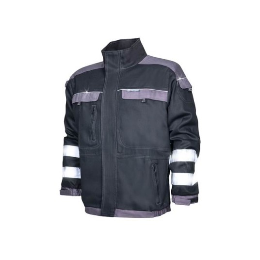 BLUZA ODBLASKOWA COOL TREND - CZARNO-SZARY