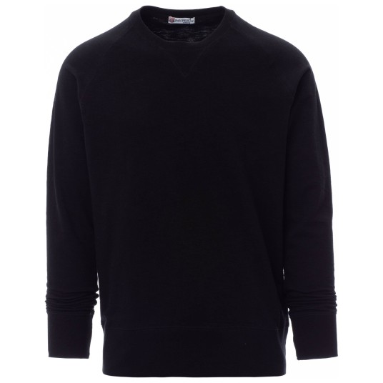 BLUZA OKRĄGŁY DEKOLT MALIBU+ - CZARNY