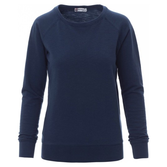 BLUZA OKRĄGŁY DEKOLT MALIBU+LADY - NIEBIESKI DENIM