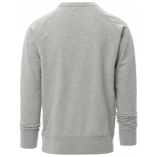 BLUZA OKRĄGŁY DEKOLT MALIBU+ MELANGE - SZARY MELANŻ