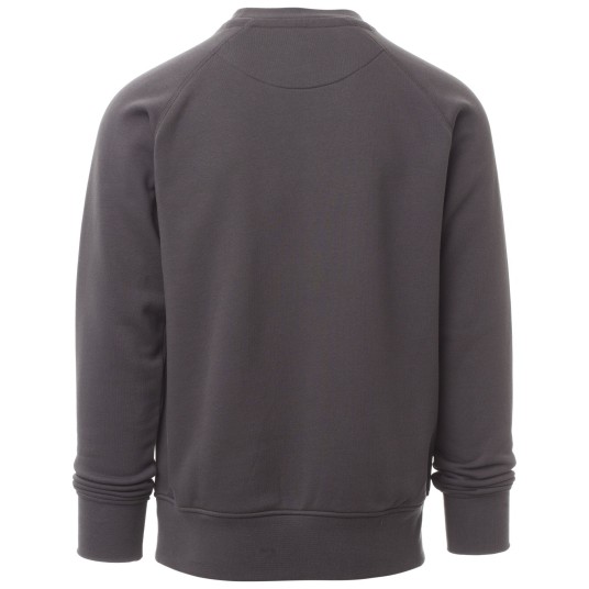 BLUZA OKRĄGŁY DEKOLT MISTRAL+ - ANTRACYTOWY