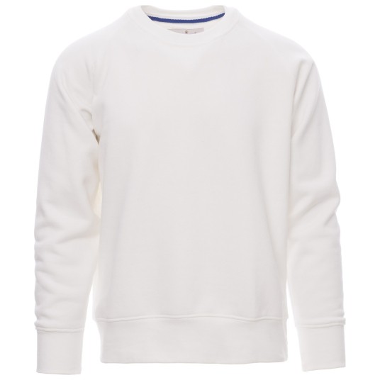 BLUZA OKRĄGŁY DEKOLT MISTRAL+ - BIAŁY