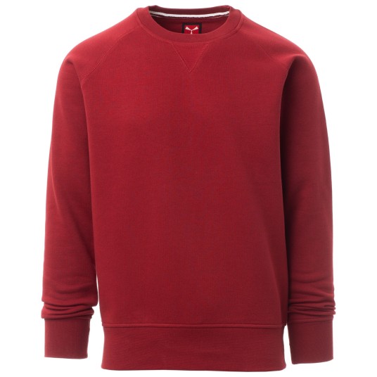 BLUZA OKRĄGŁY DEKOLT MISTRAL+ - BORDOWY