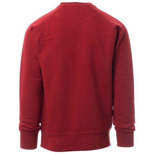 BLUZA OKRĄGŁY DEKOLT MISTRAL+ - BORDOWY