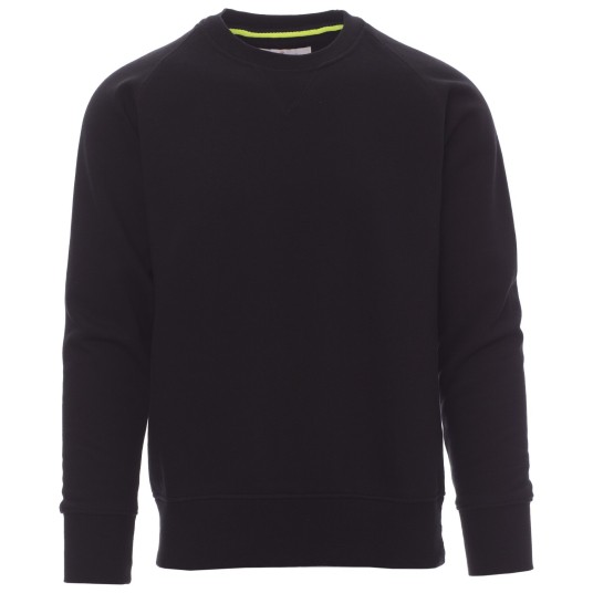 BLUZA OKRĄGŁY DEKOLT MISTRAL+ - CZARNY