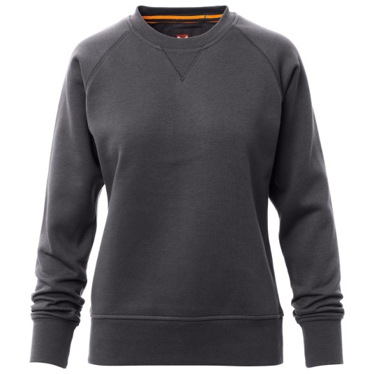 BLUZA OKRĄGŁY DEKOLT MISTRAL+LADY - ANTRACYTOWY