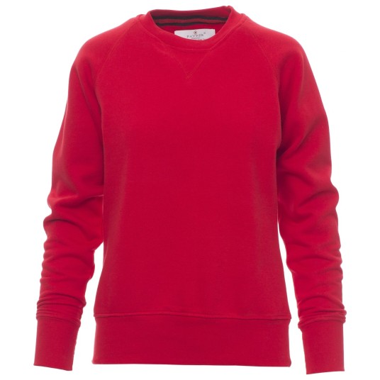 BLUZA OKRĄGŁY DEKOLT MISTRAL+LADY - CZERWONY