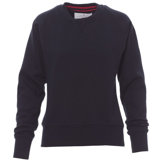 BLUZA OKRĄGŁY DEKOLT MISTRAL+LADY - GRANATOWY