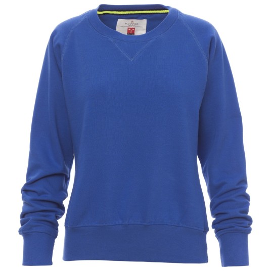 BLUZA OKRĄGŁY DEKOLT MISTRAL+LADY - KRÓLEWSKI NIEBIESKI