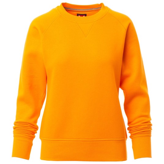 BLUZA OKRĄGŁY DEKOLT MISTRAL+LADY - POMARAŃCZOWY
